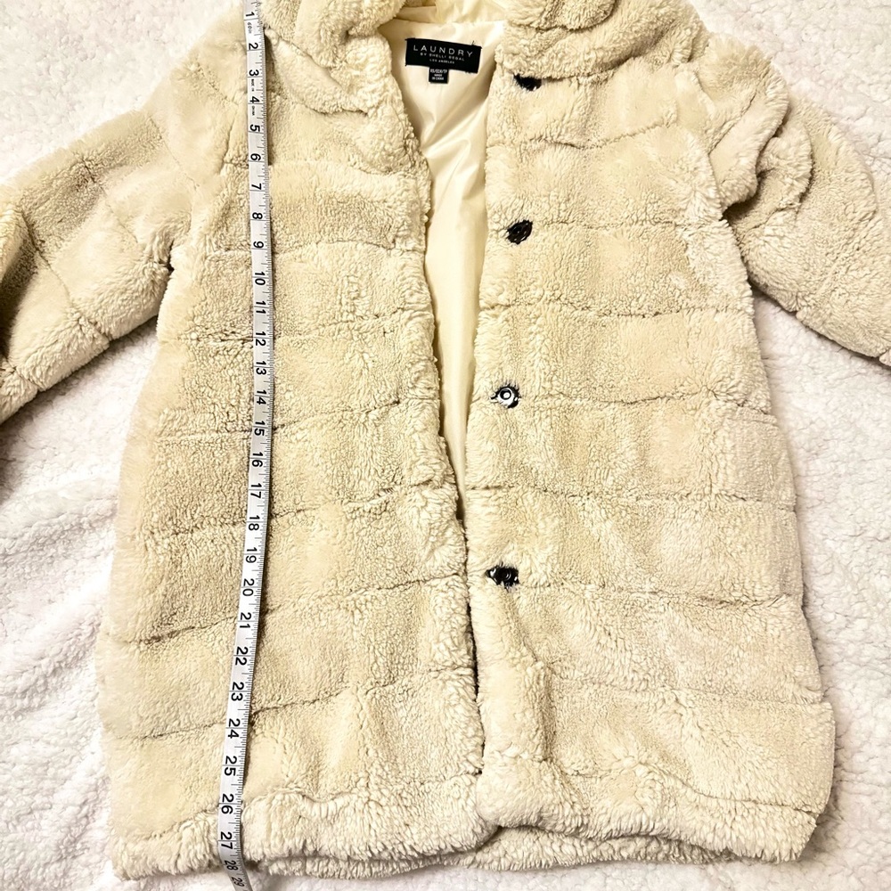 Laundry By Shelli Segal, Bundle of Cozy Faux Fur Jackets + Beige Knit Sweater - Picture 7 of 10